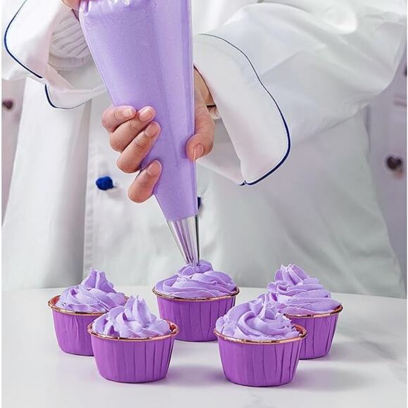 Disposable Plant Based Piping Bags, Cake Decorating Pastry Bag - Pack of 100 - Picture 4 of 5